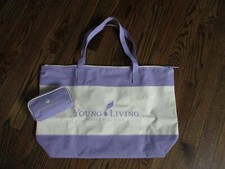 Young Living Essential Oils Large Tote Bag plus Mini Bag  Never Used