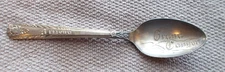 ARIZONA GRAND CANYON Madson SILVER Plate SOUVENIR SPOON Early 1900's engraved 6"