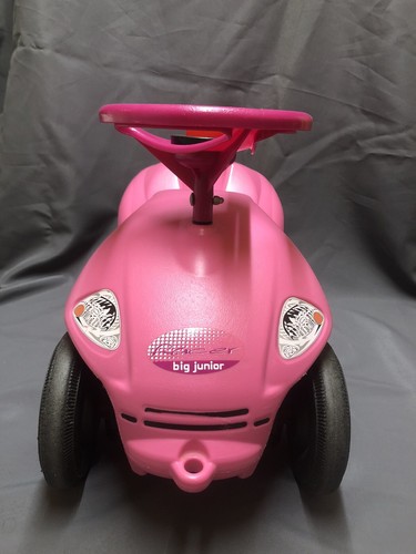 Bobby car, Big junior Girlie Racer, 60cm lang, 27cm breit, 37cm hoch mit Lenkrad