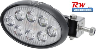 Arbeitsscheinwerfer LED, 56W, 5320lm, oval, 10/30V, Deutsch Stecker, Spot light