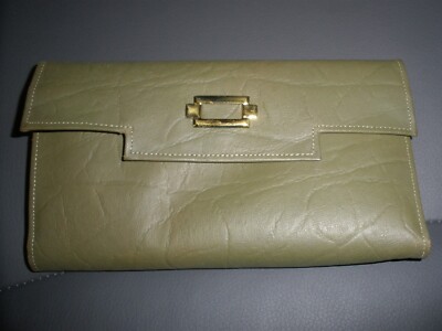 Princess Gardner Genuine Cowhide Green Wallet Checkbook 7