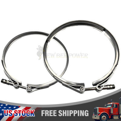 Turbo V-Band Clamp Kits For CUMMINS X15 HE400VG Turbocharger 5459710RX 5358001RX