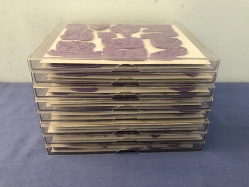 Rubber Stamp Sets Unmounted Bundle x 8 - Picture 1 of 10
