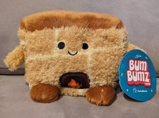 NEW - BUM BUMZ Plush FRANCIS Fireplace Kellytoy Collectible HomeBumz by Russ