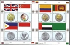 UNITED NATIONS - 2008 MNH "COIN & FLAG Series" Souvenir Sheets !!!!