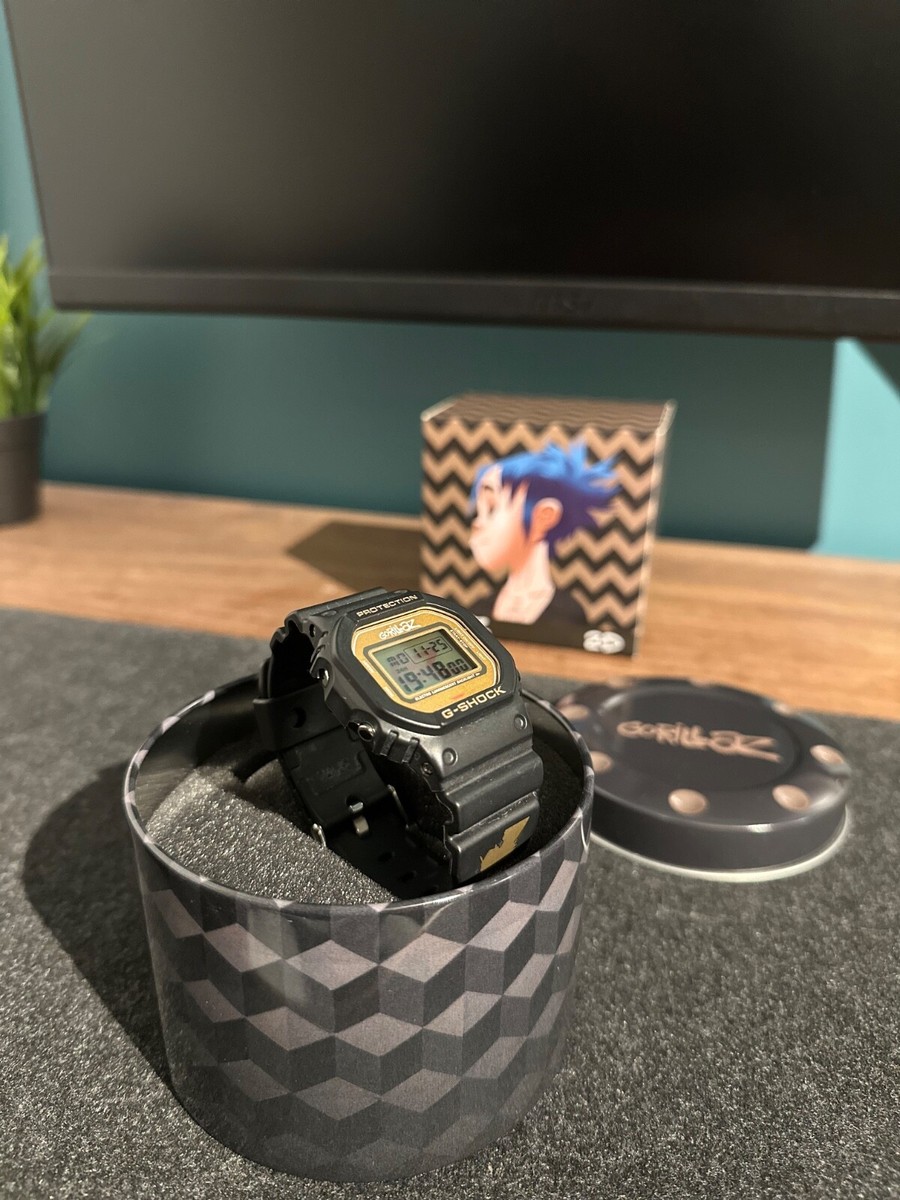 Casio G Gorillaz G Shock Watch 2d Casio G-Shock X Gorillaz Limited