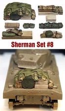 1/35 Scale Sherman Engine Deck Set #8 Value Gear Details - Resin Stowage