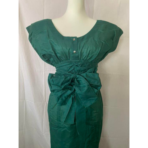 Thierry Mugler Dress Green Size JP 9/M Preowned One Of A Kind Ultra Rare image 2