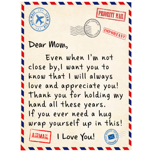 Gifts for Mom from Daughter or son. mother day blanket,moms personalized gift - Picture 5 of 6