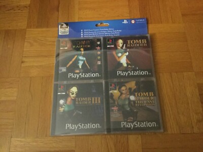 Official PS1 Classic Retro Coasters Tomb Raider Edition by Numskull Rare