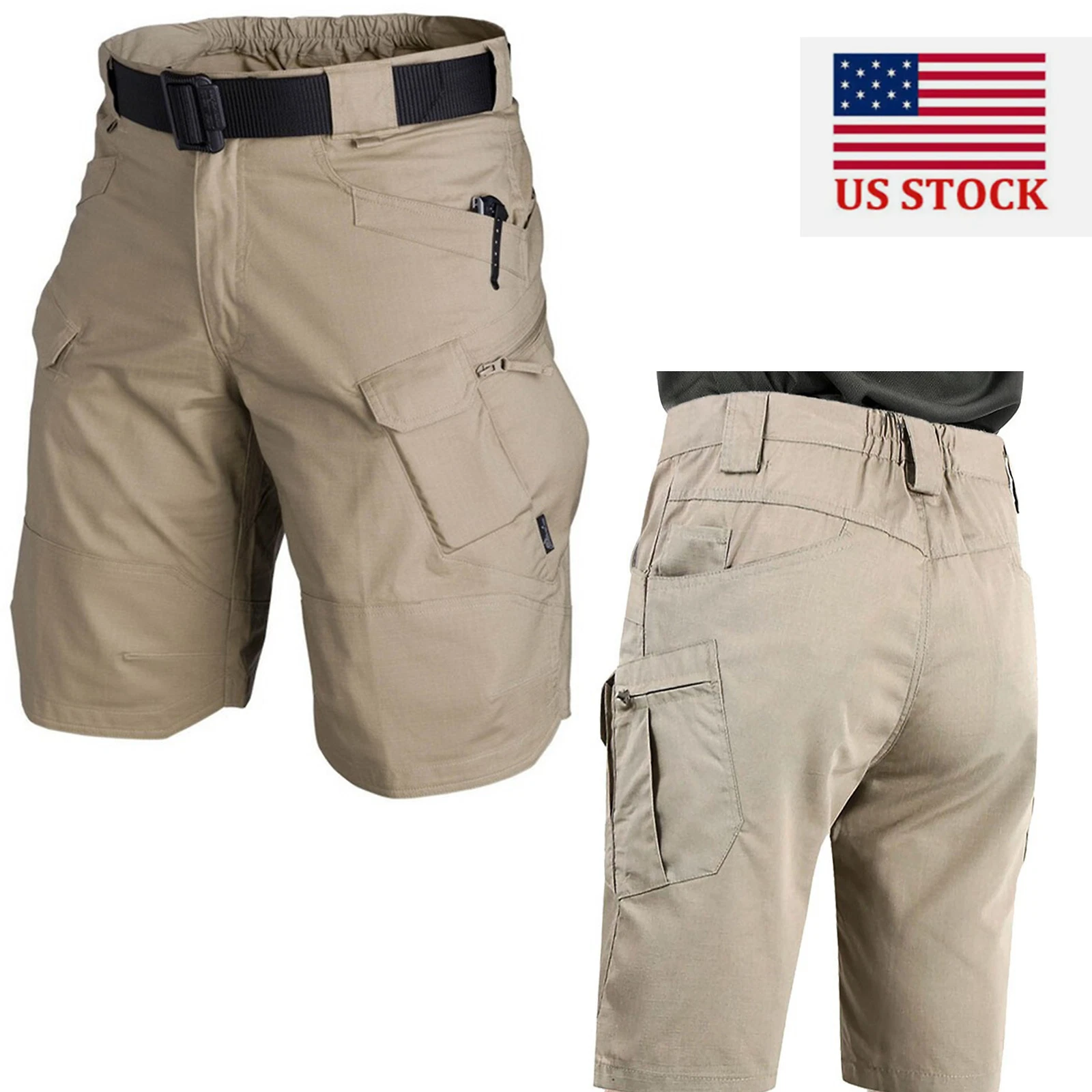 Men's Travel Outdoor Hiking Shorts Quick-drying Work Shorts And Casual Shorts US