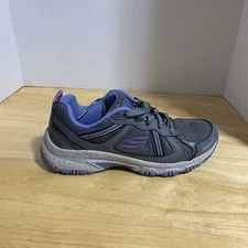 Skechers Womens Hillcrest Vast Adventure 149820 Gray Running Shoes Sneakers Sz 7
