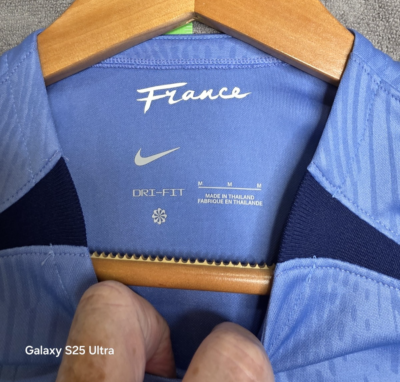 Nike France National Soccer Team Jersey Women's Medium Light Blue