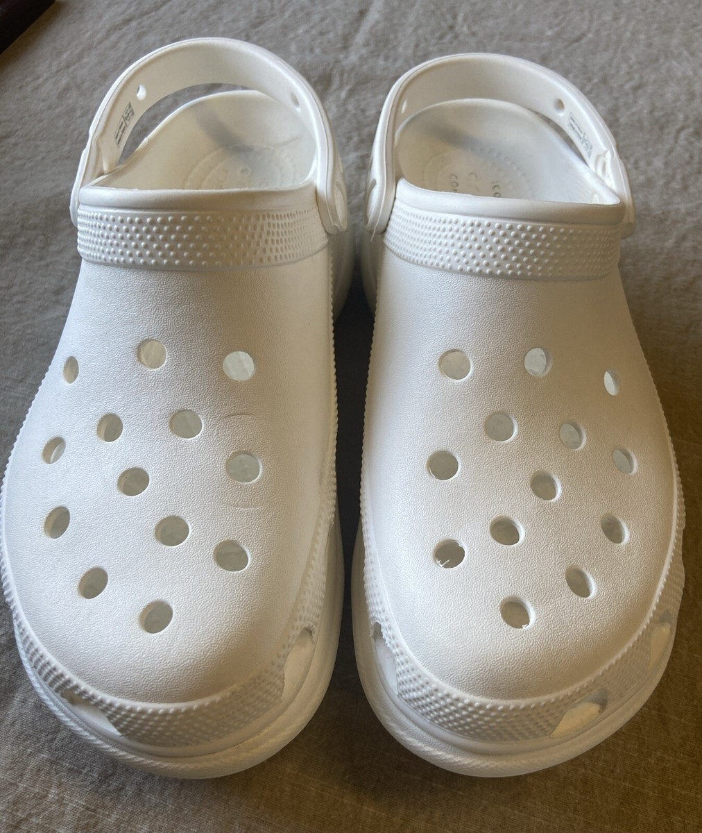 crocs bae clog white