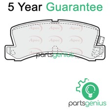 Fits Toyota Corolla 1987-2000 Genius Rear Brake Pads Set 0