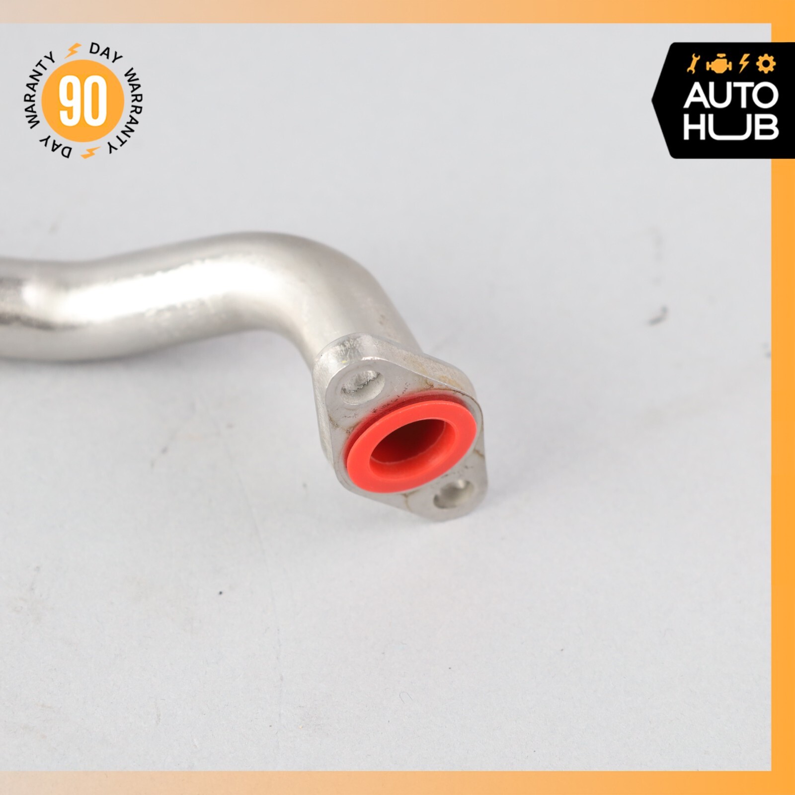Bentley Continental Flying Spur Turbocharger Return Oil Line Left Side OEM 78k