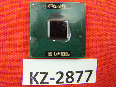 Notebook CPU Prozessor SLA4K Intel Pentium T2330 Dual Core 1,6 GHz #KZ-2877 