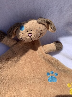 Lovey Inware Tan Puppy with Paws Baby Security Blanket 