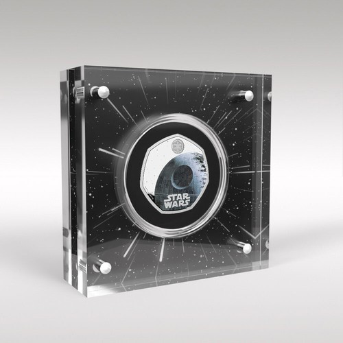 Star Wars Todesstern 50p Royal Mint 2024 Display - Bild 1 von 8