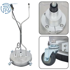 Pressure Washer Surface Cleaner 24" 6000 PSI w/ Handles & Wheels Quick Connect