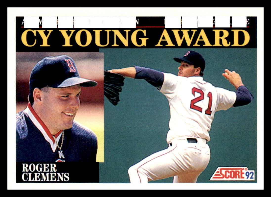 1992 Score - Roger Clemens #790 for sale | eBay