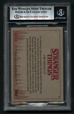 Millie Bobby Brown signed autograph Custom Cut Card STRANGER