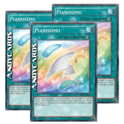 3x PIANISSIMO   Common   CORE IT055   YUGIOH!   ANDYCARDS