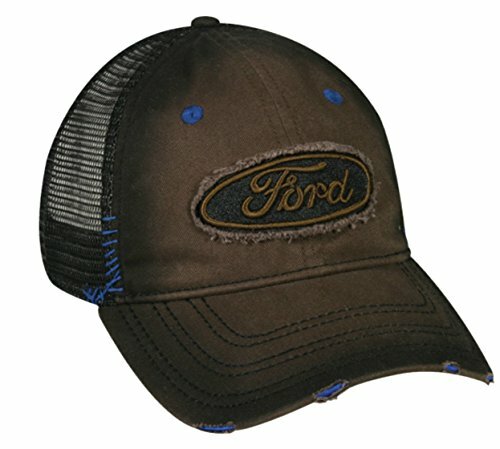 Outdoor Cap 6 Panel Ford Logo Cap Brown/Black - Picture 1 of 1