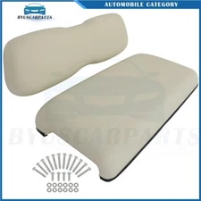 For Club Car DS White Golf Cart Front Cushion Set