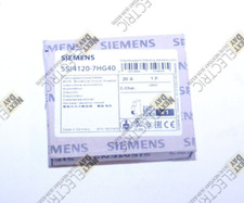 Siemens, 5SJ4120-7HG40, 20a 20 Amp 1p Miniature DIN Circuit Breaker MCB