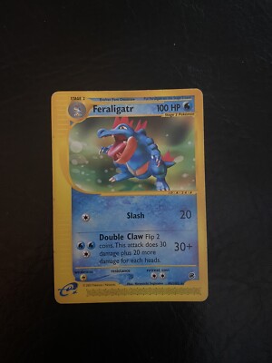 2002 Feraligatr 46/165 Nintendo Gamefreak TCG Pokemon Expidition Card