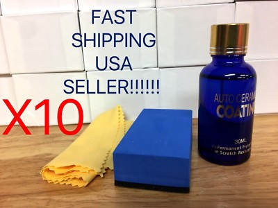 x10 Liquid Glass 9H Nano Hydrophobic Ceramic Coating wholesale wax  Crystal 