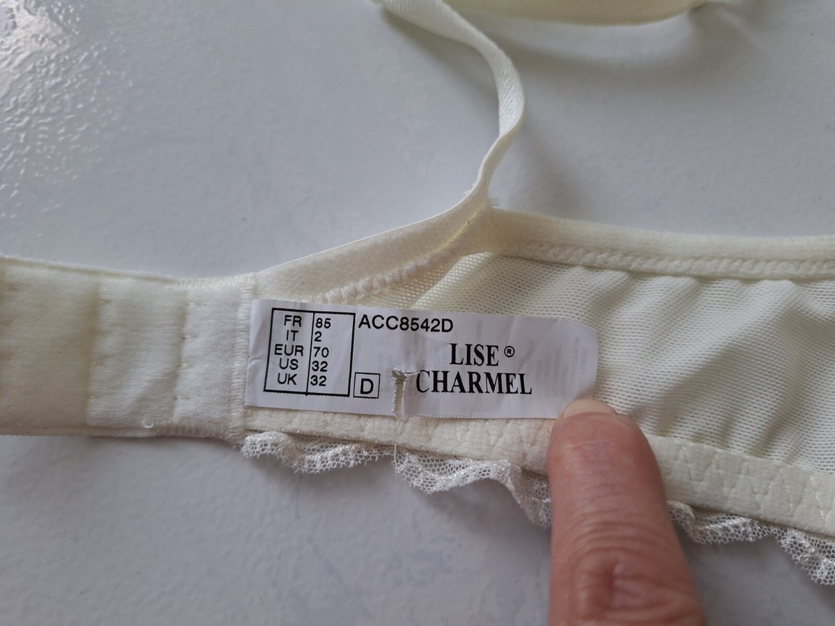 Soutien-Gorge Lise Charmel Modèle Ultra Féminin Taille 85D - Nacré - Neuf Sans Étiquettes