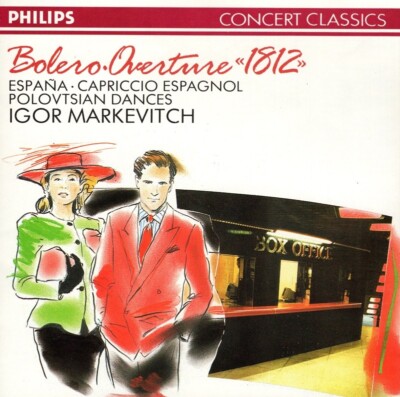 CD Igor Markevitch - Bolero Overture 1812 Espana Capriccio Espagnol - Philips