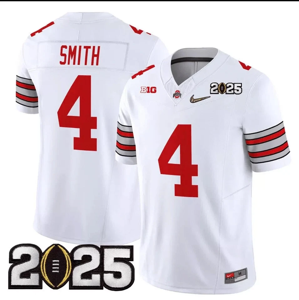 NUEVO Jersey cosido Jeremiah Smith #4 2025 CFP HOMBRES todo color Foto 3 de 4