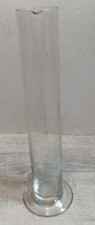 Ancienne eprouvette en verre de Laboratoire Grand H 27cm diamètre 4.5cm