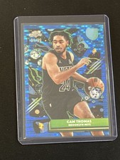 2026 Topps Chrome Cosmic Cam Thomas Blue Pulsar #150 NBA Record 1/99