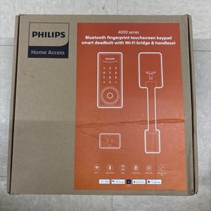 Philips Wi-Fi Smart Lock with Handle, Keyless Entry Keypad Door Lock with Handle