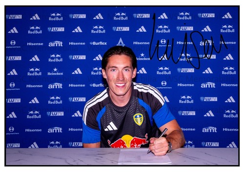 11493. Harry Wilson Signed Pictures A4 Prints Leeds Fulham Wales Bournemouth etc