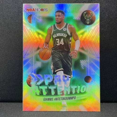 2025-26 Topps NBA Hoops Giannis Antetokounmpo Pay Attention #PA-4 Bucks