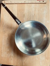 Vtg Farberware Omelette Pan 8.5" NYC USA Stainless Aluminum Clad NEW Never Used
