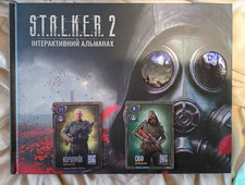 S.T.A.L.K.E.R. 2 Heart of Chornobyl Interactive Almanac Art Book album  + 2cards