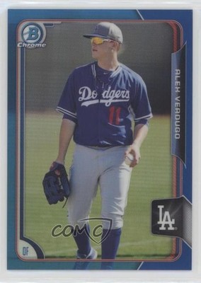 2015 Bowman Chrome Prospects Blue Refractor 67/150 Alex Verdugo #BCP21 c8a