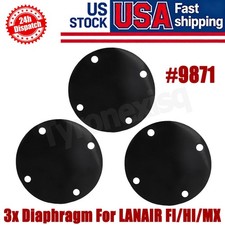 3x Waste oil Heater Parts Diaphragm For LANAIR Fuel Shutoff Diaphragm #9871 US