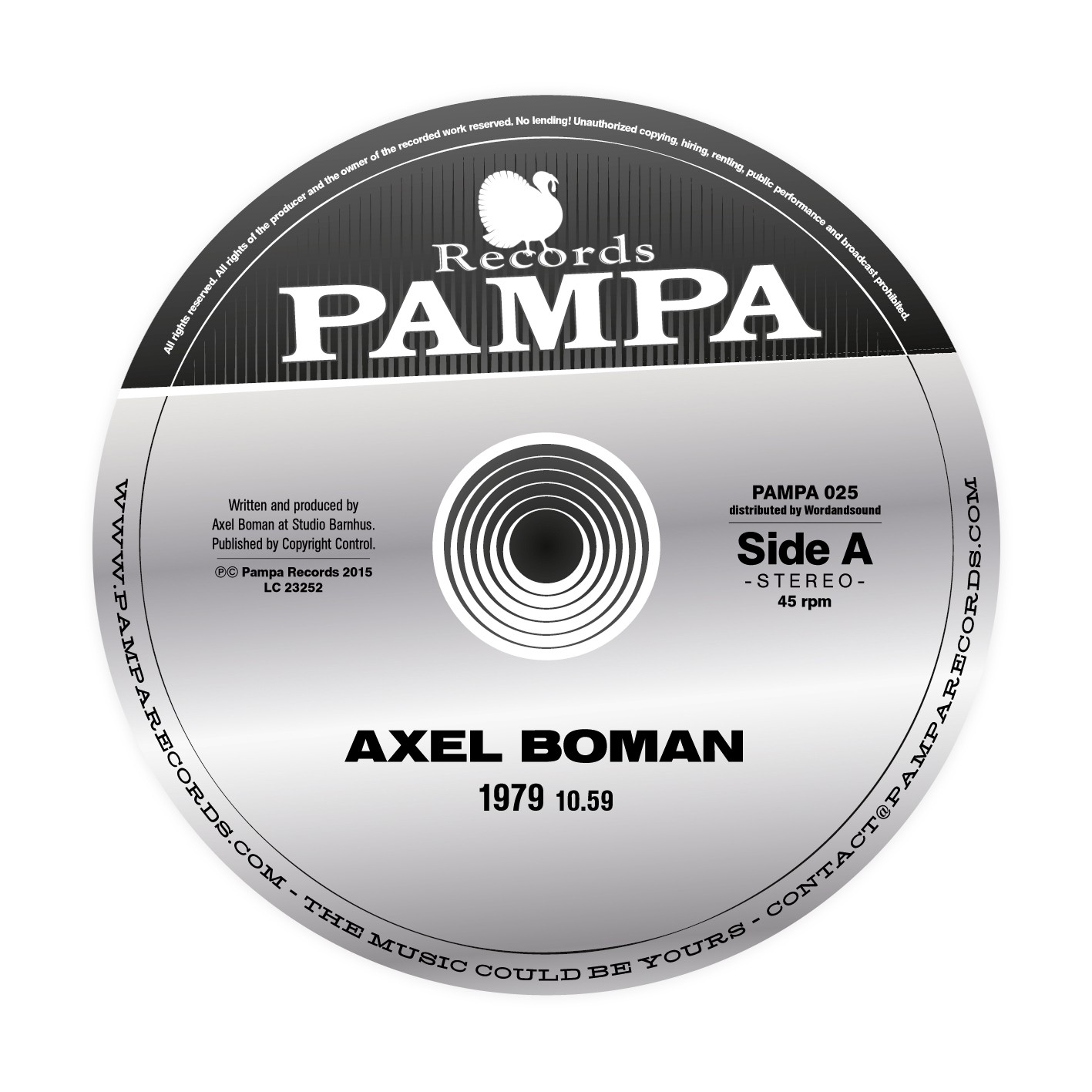 Сингл Axel Boman 1979 (винил) 12 (ИМПОРТ ИЗ Великобритании)