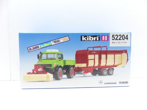 Kibri H0 52204 12204 kit Unimog con remolque, sin construir, NUEVO en EMBALAJE ORIGINAL #67443 | Zustand: Gebraucht