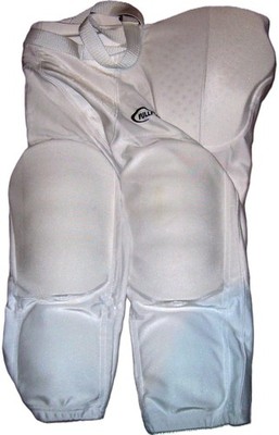 7 Pad Game Pants, white, Gr. S - 3XL, All In One