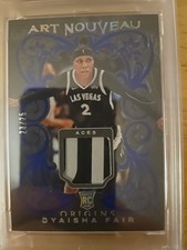 2024 Panini Origins WNBA - Art Nouveau Memorabilia Dyaisha Fair #AN-DF Blue /25