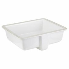 Signature Hardware 948175 Destin 18" Rectangular Porcelain Undermount Bathroom S