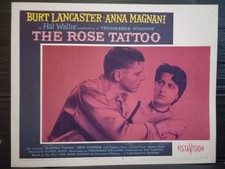 Lobby Card 1955 THE ROSE TATOO Burt Lancaster Anna Magnani AA win T Williams